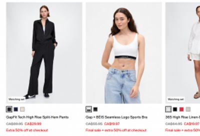 Gap Canada: Winter Sale up to 75% off