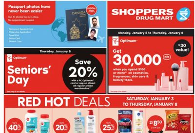 Shoppers Drug Mart Canada: Earn 20,000 PC Optimum Points This Weekend Only + 2 Day Sale + More