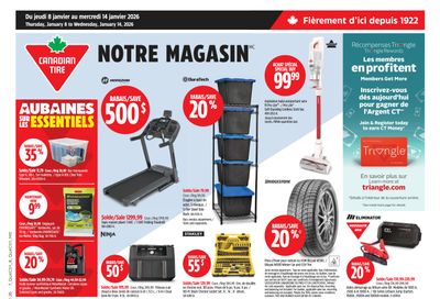 Canadian Tire (QC) Flyer January 8 to 14