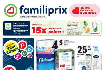 Familiprix Flyer January 8 to 14