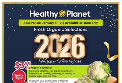 Healthy Planet Flyer January 8 to 21