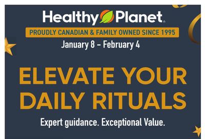Healthy Planet Flyer January 8 to February 4