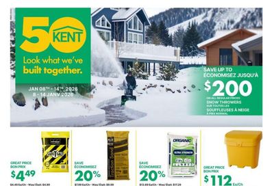 Kent Building Supplies Flyer January 8 to 14