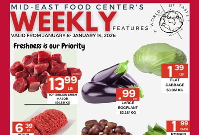 Mid-East Food Centre Flyer January 8 to 14