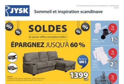JYSK (QC) Flyer January 8 to 21