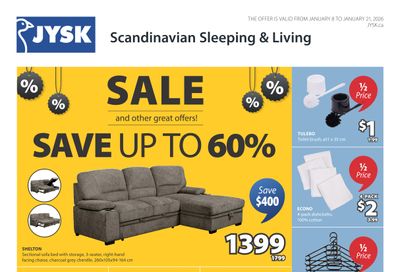 JYSK Flyer January 8 to 21