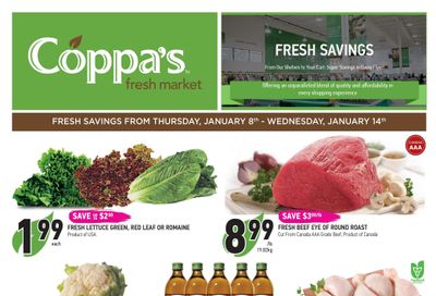 Coppa's Fresh Market Flyer January 8 to 14