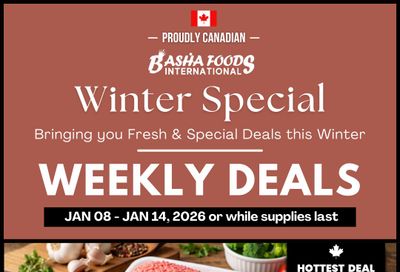 Basha Foods International Flyer January 8 to 14