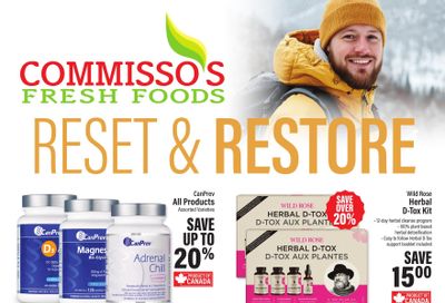 Commisso's Fresh Foods Wellness Flyer January 9 to 22