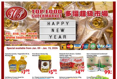 Top Food Supermarket Flyer January 9 to 15