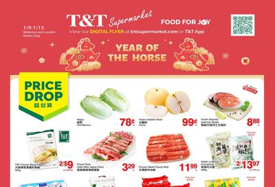 T&T Supermarket (London & Waterloo) Flyer January 9 to 15