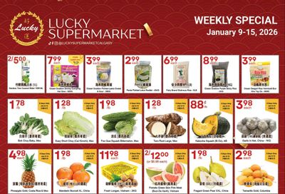 Lucky Supermarket (Calgary) Flyer January 9 to 15