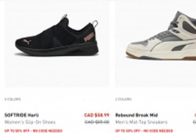 Puma Canada: Semi-Annual Sale up to 50% off