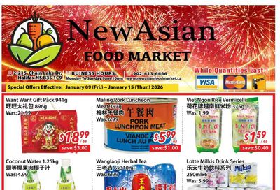 New Asian Food Market Flyer January 9 to 15