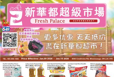 Fresh Palace Supermarket Flyer January 9 to 15