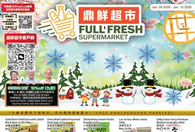 Full Fresh Supermarket Flyer January 9 to 15