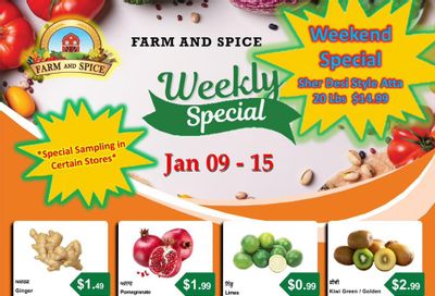 Farm And Spice Grocers Flyer January 9 to 15