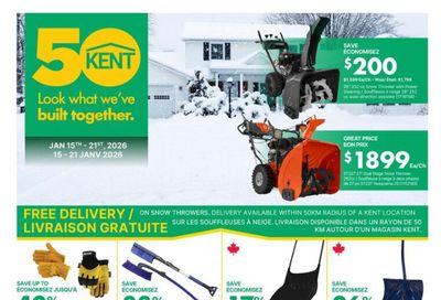 Kent Building Supplies Flyer January 15 to 21