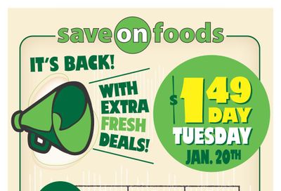 Save On Foods (SK) Flyer January 15 to 21