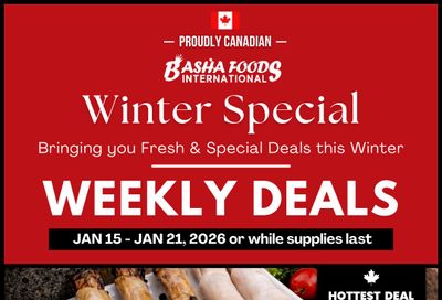 Basha Foods International Flyer January 15 to 21