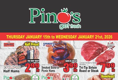 Pino's Flyer January 15 to 21