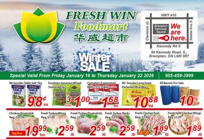 Fresh Win Foodmart Flyer January 16 to 22