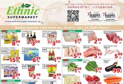 Ethnic Supermarket (Milton) Flyer January 16 to 22