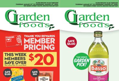 Garden Foods Flyer January 15 to 21