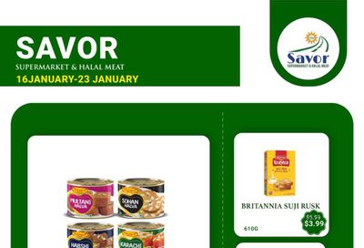 Savor Supermarket Flyer January 16 to 23