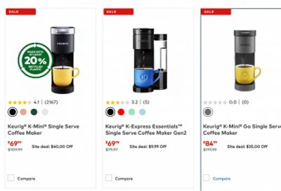 Keurig Canada: Save up to $70 on Select Coffee Makers + More