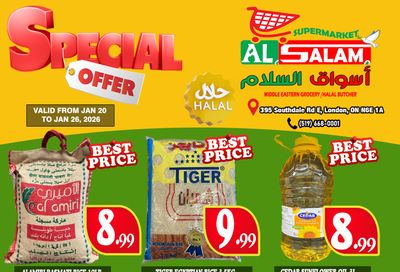 Al-Salam Supermarket Flyer January 20 to 26