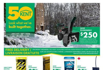 Kent Building Supplies Flyer January 22 to 28