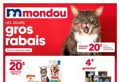 Mondou Flyer January 21 to 25
