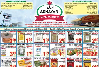 Akhavan Supermarche Flyer January 21 to 27