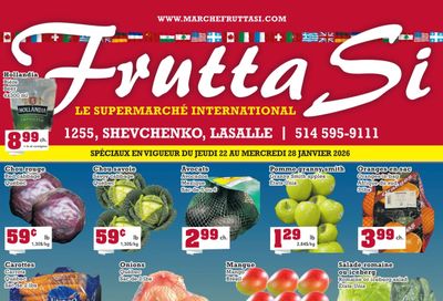 Frutta Si Flyer January 22 to 28