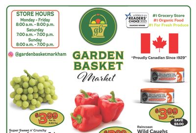 The Garden Basket Flyer January 22 to 28