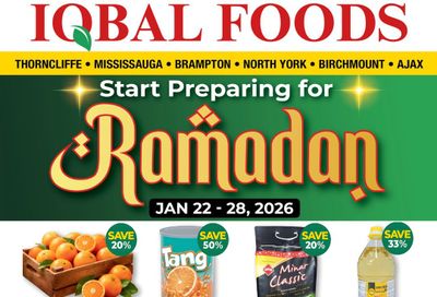 Iqbal Foods Flyer January 22 to 28