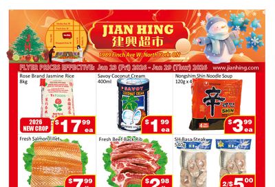 Jian Hing Supermarket (North York) Flyer January 23 to 29