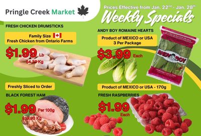 Pringle Creek Market Flyer January 22 to 28