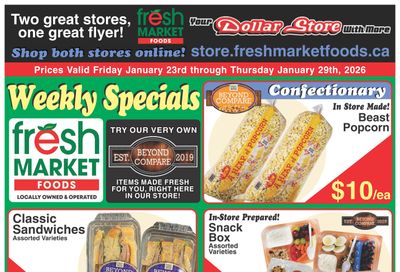 Fresh Market Foods Flyer January 23 to 29