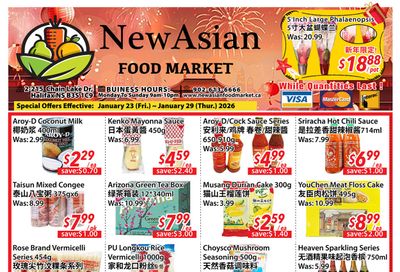 New Asian Food Market Flyer January 23 to 29