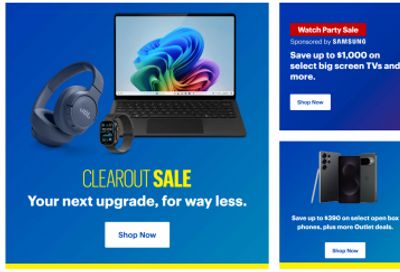 Best Buy Canada: Clearout Sale + Save up to $1,000 on Select Big Screen TVs + More