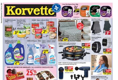 Korvette Flyer January 29 to February 11