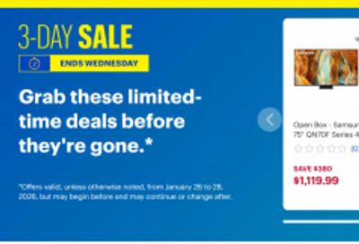 Best Buy Canada 3-Day Flash Sale: Save up to 33% on Major Appliances + More