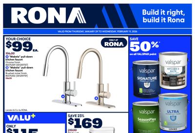 Rona & Rona+ (West) Flyer January 29 to February 4