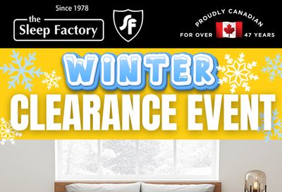 The Sleep Factory Flyer January 28 to March 1