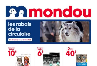 Mondou Flyer January 29 to February 11