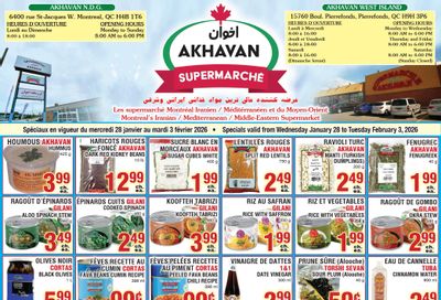 Akhavan Supermarche Flyer January 28 to February 3