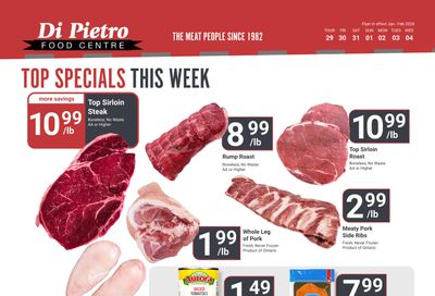 Di Pietro Food Centre Flyer January 29 to February 4