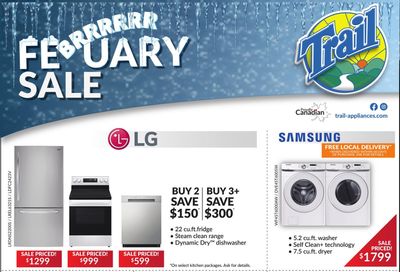 Trail Appliances (AB & SK) Flyer January 29 to February 4